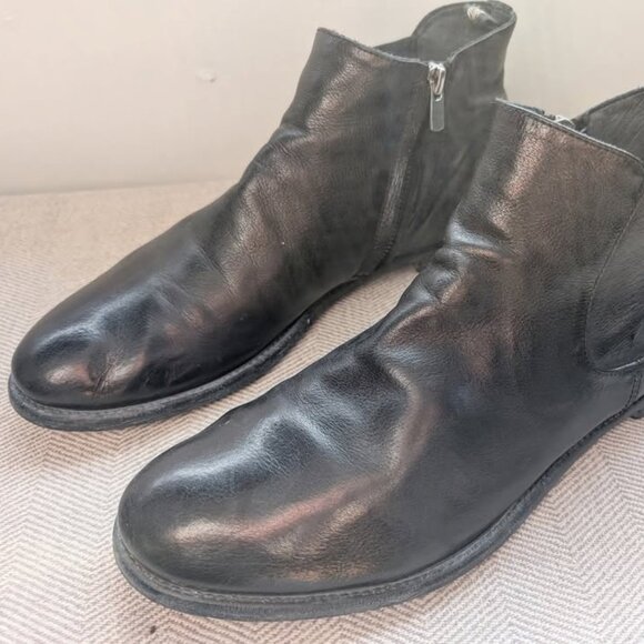 Officine Creative Leather Ankle Boots Size 42/43 - Picture 1 of 4